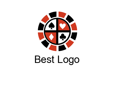 poker chips logo
