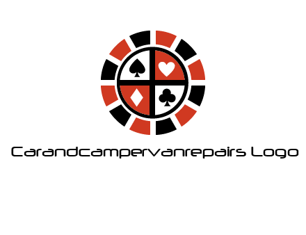 poker chips logo