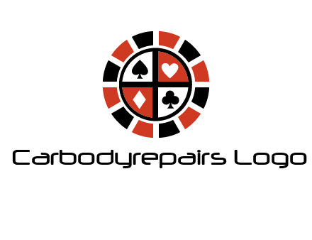 poker chips logo