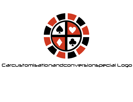 poker chips logo