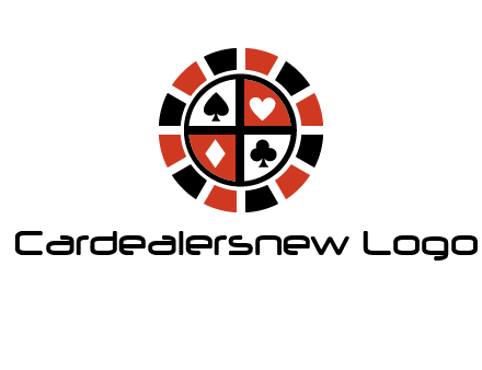 poker chips logo