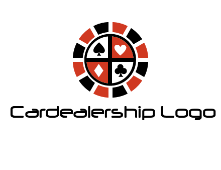 poker chips logo