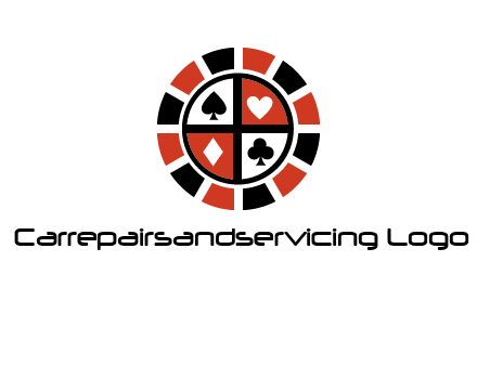 poker chips logo