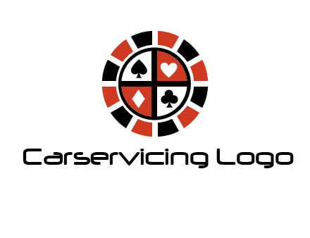 poker chips logo