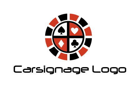 poker chips logo