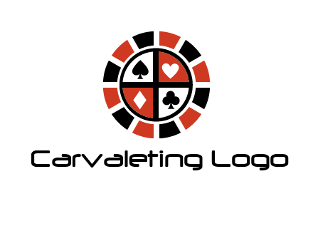 poker chips logo