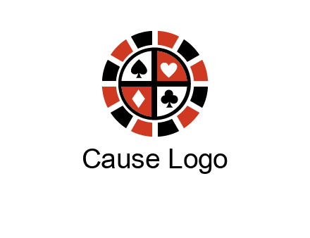 poker chips logo