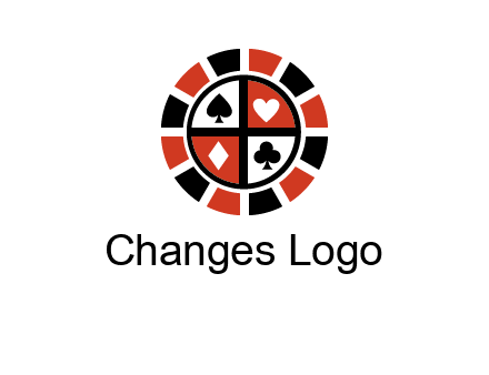 poker chips logo