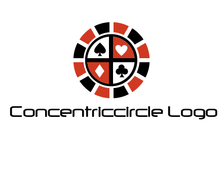 poker chips logo