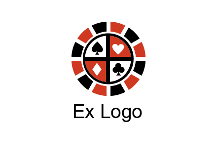 poker chips logo