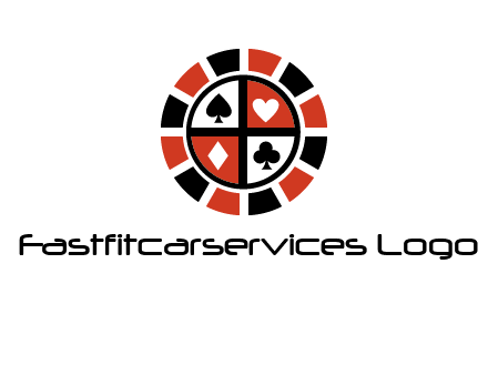 poker chips logo