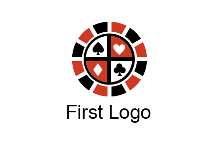 poker chips logo