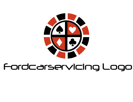 poker chips logo