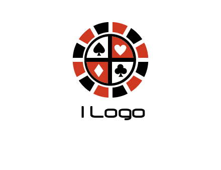 poker chips logo
