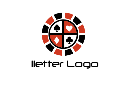 poker chips logo