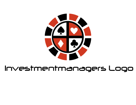 poker chips logo
