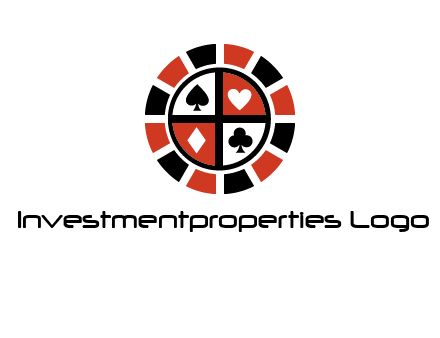 poker chips logo