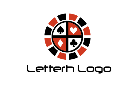 poker chips logo