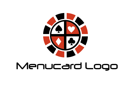 poker chips logo