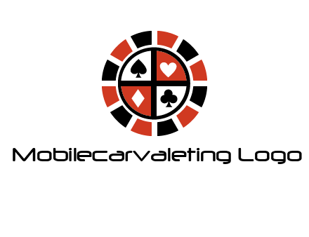 poker chips logo