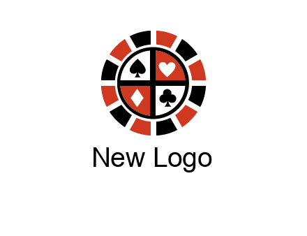 poker chips logo