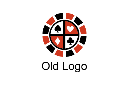 poker chips logo