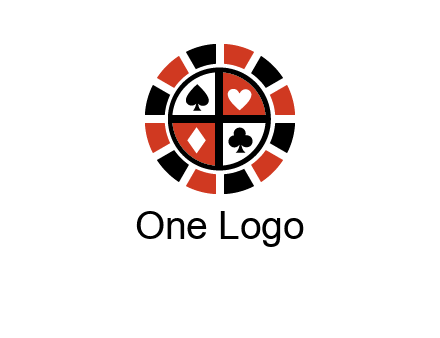 poker chips logo