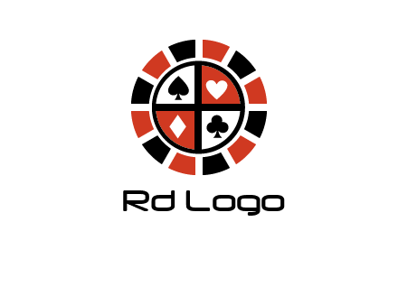 poker chips logo