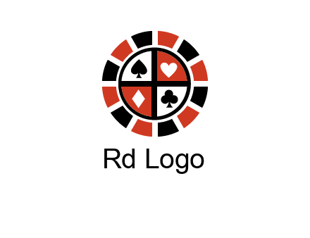 poker chips logo
