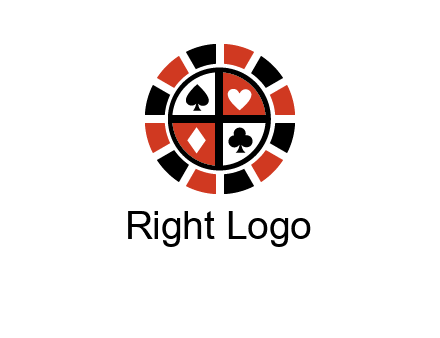 poker chips logo