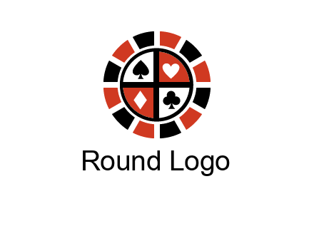 poker chips logo