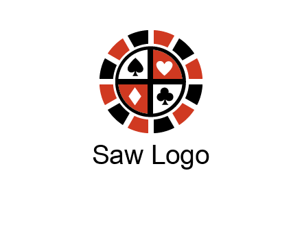 poker chips logo