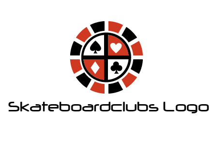 poker chips logo