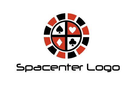 poker chips logo