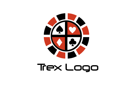 poker chips logo