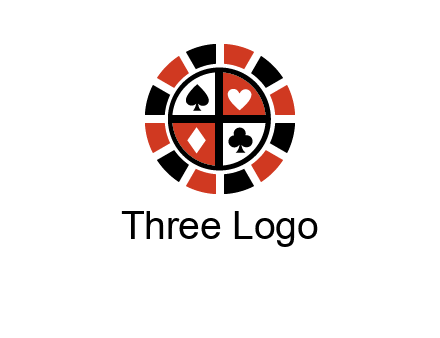 poker chips logo
