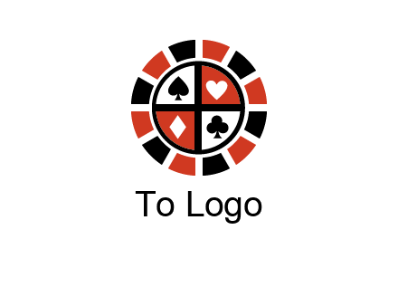 poker chips logo