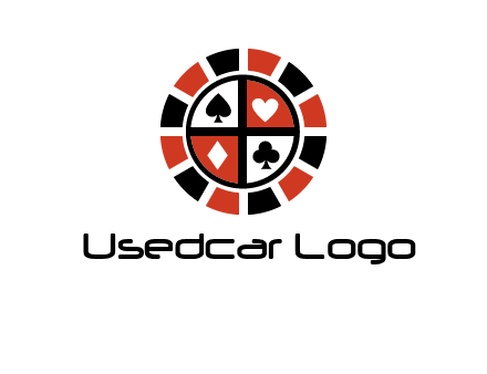 poker chips logo