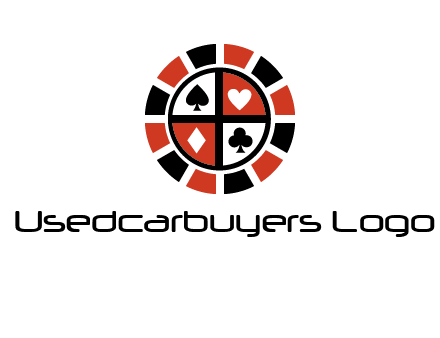poker chips logo