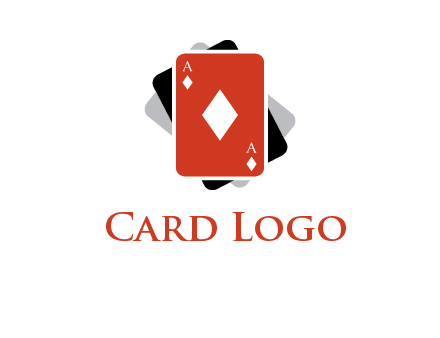 ace card of diamonds logo