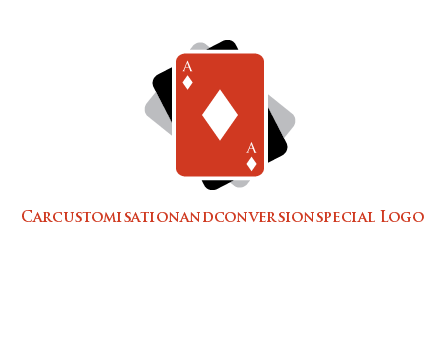 ace card of diamonds logo