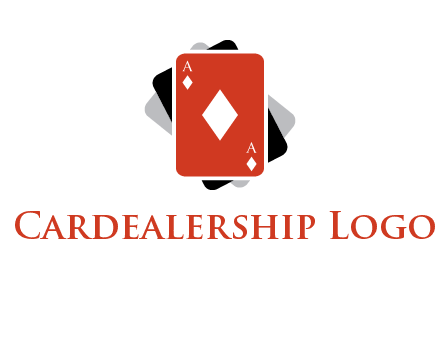 ace card of diamonds logo