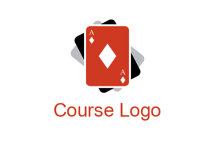 ace card of diamonds logo