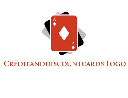 ace card of diamonds logo