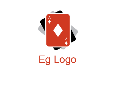 ace card of diamonds logo