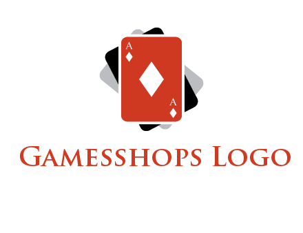 ace card of diamonds logo
