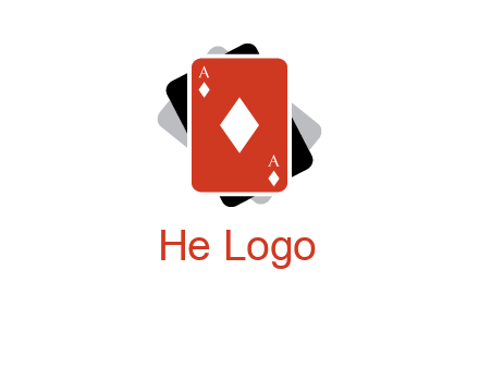 ace card of diamonds logo