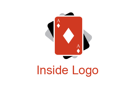 ace card of diamonds logo