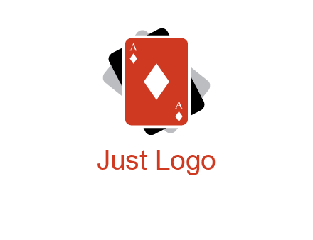 ace card of diamonds logo