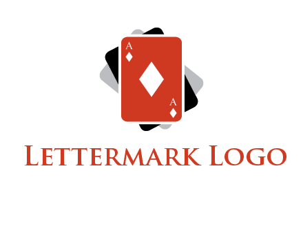 ace card of diamonds logo